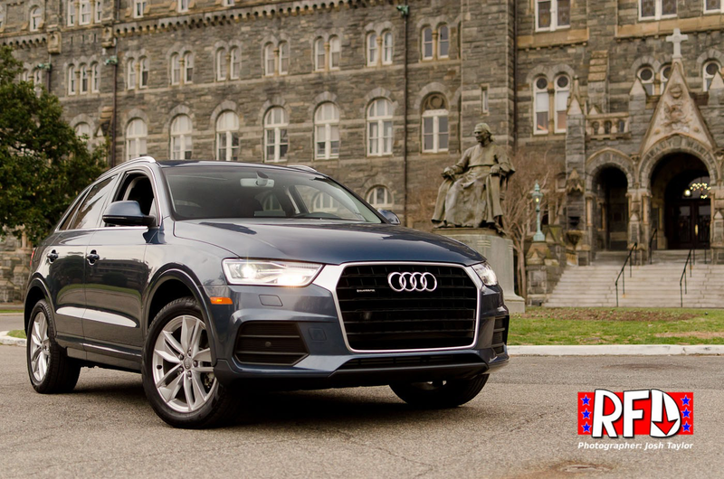 2016 Audi Q3 at Georgetown University in the District of Columbia